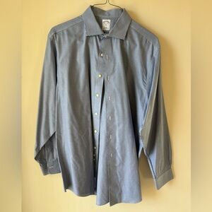 Brooks Brothers Navy Check Dress Shirt